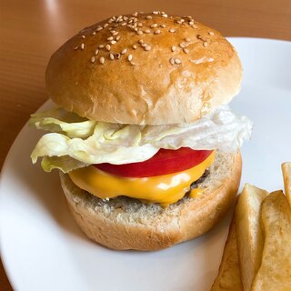 手作りハンバーガー